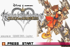 Kingdom Hearts  - Chain of Memories (U)(Venom) Title Screen