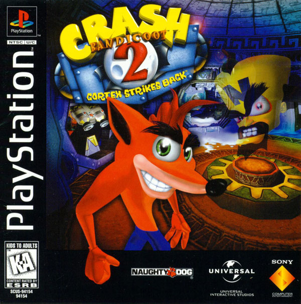 Crash Bandicoot 2 - Cortex Strikes Back [U] Front Cover