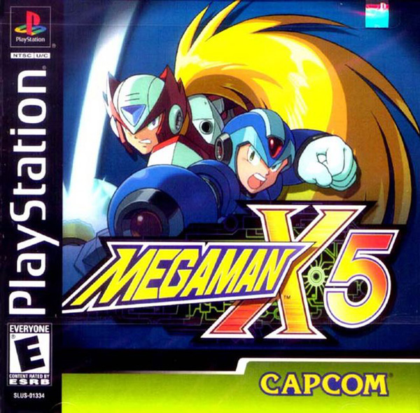 MegaMan X5 Front Cover