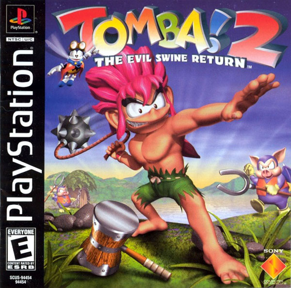 [2.5D Plataforma/Aventura] Tombi! 2: The Evil Swine Return [Playstation] Tomba!%202%20-%20The%20Evil%20Swine%20Returns%20%5BU%5D%20%5BSCUS-94454%5D-front