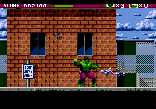 Incredible Hulk, The (USA, Europe) In game screenshot