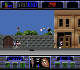 Lawnmower Man, The (USA, Europe) In game screenshot