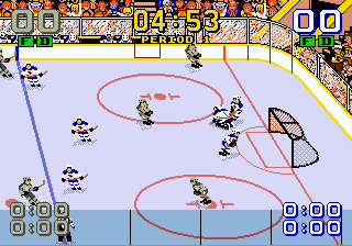 Mario Lemieux Hockey (USA, Europe) In game screenshot