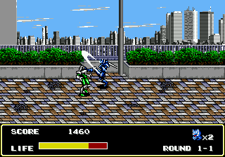 Mazin Saga Mutant Fighter (USA) In game screenshot