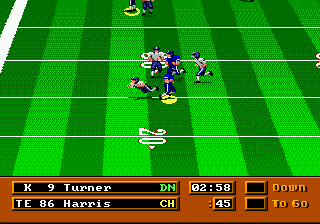 Mike Ditka Power Football (USA) In game screenshot