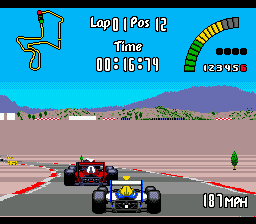 Nigel Mansell's World Championship Racing (USA) In game screenshot