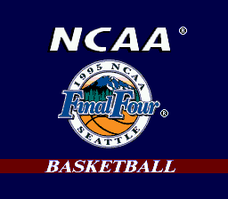 NCAA Final Four Basketball (USA) Title Screen