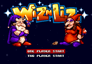 Wiz'n'Liz - The Frantic Wabbit Wescue (Europe) Title Screen